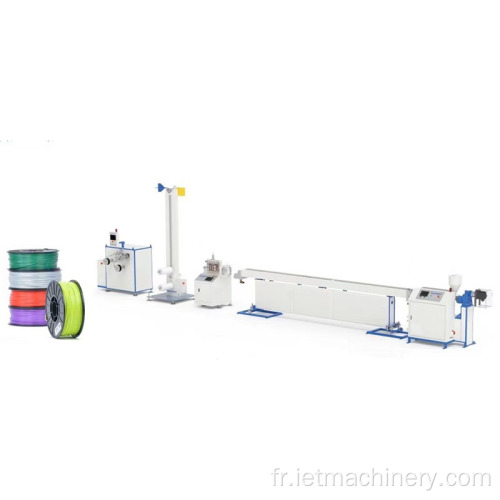 Ligne d'extrusion de filament d'imprimante de machines de recyclage en plastique